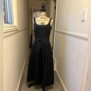 Vince Black Cotton Panel Dress 4 NWT